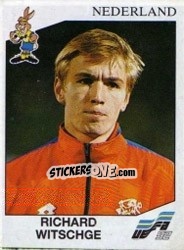 Sticker Richard Witschge - UEFA Euro Sweden 1992 - Panini