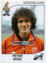 Sticker Peter Bosz - UEFA Euro Sweden 1992 n. 130 - Panini