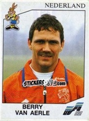 Sticker Berry Van Aerle - UEFA Euro Sweden 1992 n. 131 - Panini