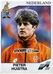 Figurina Pieter Huistra - UEFA Euro Sweden 1992 - Panini