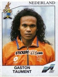 Sticker Gaston Taument - UEFA Euro Sweden 1992 - Panini