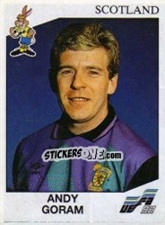 Figurina Andy Goram - UEFA Euro Sweden 1992 - Panini