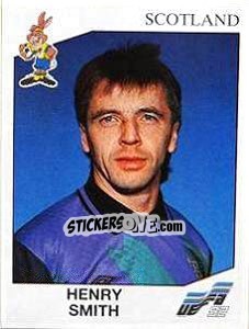 Cromo Henry Smith - UEFA Euro Sweden 1992 - Panini