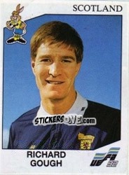 Sticker Richard Gough - UEFA Euro Sweden 1992 n. 146 - Panini