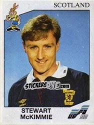 Sticker Stewart Mckimmie - UEFA Euro Sweden 1992 n. 148 - Panini