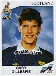 Cromo Gary Gillespie - UEFA Euro Sweden 1992 - Panini
