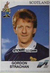 Sticker Gordon Strachan - UEFA Euro Sweden 1992 n. 157 - Panini