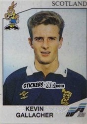 Sticker Kevin Gallacher - UEFA Euro Sweden 1992 n. 159 - Panini