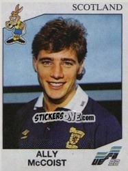 Sticker Ally Mccoist - UEFA Euro Sweden 1992 n. 162 - Panini