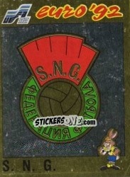 Sticker Emblem - UEFA Euro Sweden 1992 n. 167 - Panini