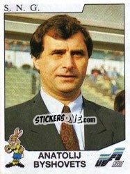 Sticker Anatoliy Byshovets - UEFA Euro Sweden 1992 - Panini