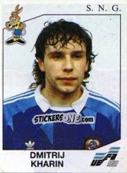 Sticker Dmitri Kharin - UEFA Euro Sweden 1992 - Panini