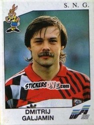 Figurina Dmitri Galyamin - UEFA Euro Sweden 1992 n. 172 - Panini