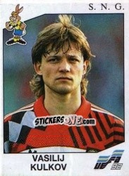 Sticker Vasili Kulkov - UEFA Euro Sweden 1992 n. 173 - Panini