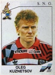 Sticker Oleg Kuznetsov - UEFA Euro Sweden 1992 - Panini