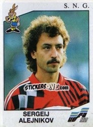 Sticker Sergei Aleinikov - UEFA Euro Sweden 1992 n. 176 - Panini