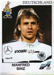 Sticker Manfred Binz - UEFA Euro Sweden 1992 n. 197 - Panini
