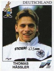 Sticker Thomas Hassler - UEFA Euro Sweden 1992 n. 206 - Panini