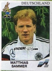 Figurina Matthias Sammer - UEFA Euro Sweden 1992 - Panini