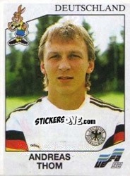 Sticker Andreas Thom - UEFA Euro Sweden 1992 n. 212 - Panini