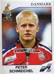 Sticker Peter Schmeichel - UEFA Euro Sweden 1992 n. 216 - Panini