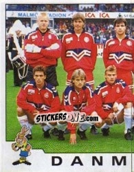 Sticker Team - UEFA Euro Sweden 1992 n. 217 - Panini