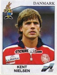 Sticker Kent Nielsen - UEFA Euro Sweden 1992 - Panini