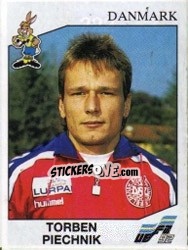 Sticker Torben Piechnik - UEFA Euro Sweden 1992 n. 222 - Panini