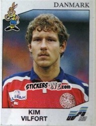 Cromo Kim Vilfort - UEFA Euro Sweden 1992 - Panini