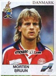 Figurina Morten Bruun - UEFA Euro Sweden 1992 - Panini