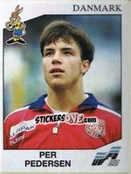 Sticker Per Pedersen - UEFA Euro Sweden 1992 - Panini