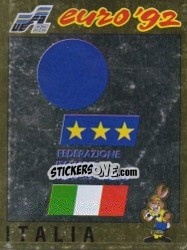 Sticker Emblem - UEFA Euro Sweden 1992 n. 234 - Panini