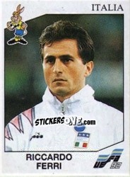 Sticker Riccardo Ferri - UEFA Euro Sweden 1992 n. 242 - Panini