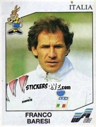 Sticker Franco Baresi - UEFA Euro Sweden 1992 - Panini