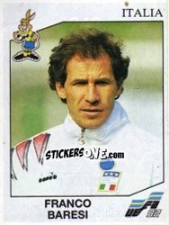 Figurina Franco Baresi - UEFA Euro Sweden 1992 - Panini