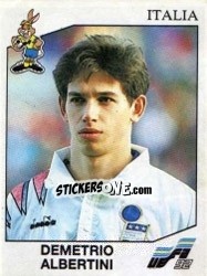 Sticker Demetrio Albertini - UEFA Euro Sweden 1992 n. 244 - Panini