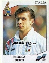 Figurina Nicola Berti - UEFA Euro Sweden 1992 - Panini