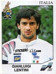 Sticker Gianluigi Lentini - UEFA Euro Sweden 1992 - Panini