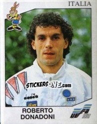 Cromo Roberto Donadoni - UEFA Euro Sweden 1992 - Panini