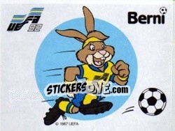 Sticker Berni Mascots - UEFA Euro Sweden 1992 n. 256 - Panini