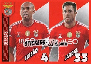 Sticker Luisão / Jardel (defesas) - Sl Benfica 2014-2015 - Panini