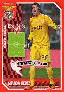 Sticker Júlio César (posição) - Sl Benfica 2014-2015 - Panini