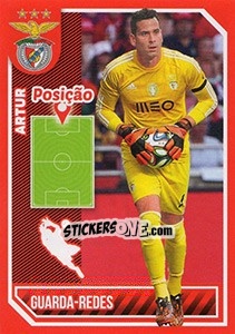 Cromo Artur (posição) - Sl Benfica 2014-2015 - Panini