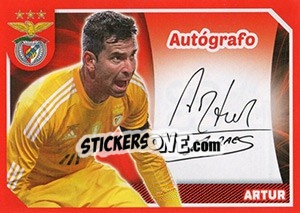 Sticker Artur (Autógrafo) - Sl Benfica 2014-2015 - Panini