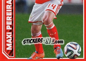 Sticker Maxi Pereira - Sl Benfica 2014-2015 - Panini