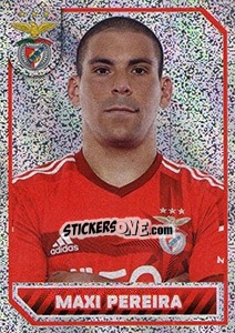 Cromo Maxi Pereira (portrait) - Sl Benfica 2014-2015 - Panini