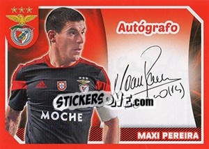 Sticker Maxi Pereira (Autógrafo) - Sl Benfica 2014-2015 n. 37 - Panini