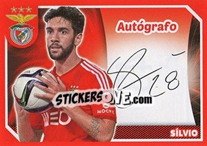 Cromo Sílvio (Autógrafo) - Sl Benfica 2014-2015 - Panini