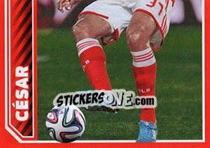 Sticker César - Sl Benfica 2014-2015 n. 51 - Panini