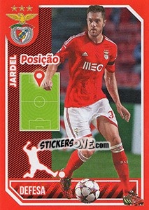 Figurina Jardel (posição) - Sl Benfica 2014-2015 - Panini